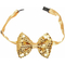  Noeud papillon doré avec sequins et LED clignotantes adulte, fig. 2 