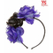  Serre-tête fleurs violettes et noires femme Dia de los muertos, fig. 2 