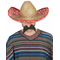  Sombrero Mexicain rouge et paille Adulte, fig. 2 