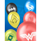  10 Ballons latex Justice League 25 x 32 cm, fig. 2 