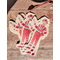  16 Serviettes en kraft pompier rouge et or 32 x 17 cm, fig. 2 