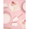  20 Serviettes en papier roses pâles à pois dorés 33 x 33 cm, fig. 2 
