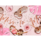  6 Assiettes en carton zizi rose gold 26,5 x 15,5 cm, fig. 2 