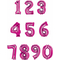  Ziffern-Folienballon Geburtstags-Partydeko pink 86 cm, fig. 2 
