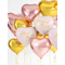  Ballon aluminium c?ur rose gold métallisé 45 cm, fig. 2 