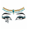  Bijoux pour visage adhésifs Cléopâtre, fig. 2 
