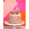  Bougie sur pique chiffre rose pailleté 13,8 cm, fig. 2 