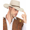  Chapeau cowboy luxe beige en suede adulte, fig. 3 