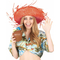  Chapeau Hawaï orange adulte, fig. 3 