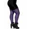  Collants rayés noirs et violets grande taille femme, fig. 3 