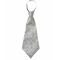  Cravate argent à paillettes adulte, fig. 3 