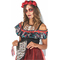  Tag der Toten Damenkostüm dia de los muertos schwarz-weiss-rot, fig. 3 