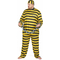  Déguisement grande taille prisonnier jaune adulte, fig. 3 