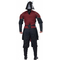  Kämpferische Samurai-Rüstung Herrenkostüm für Fasching rot-schwarz, fig. 3 