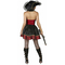  Déguisement Pirate baroque rouge et noir femme, fig. 3 