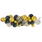  Fledermaus Ballon-Set für Halloween schwarz-gold-transparent 34-teilig, fig. 2 