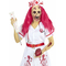  Zombie Krankenschwester Perücke und Maske Halloween, fig. 2 