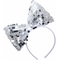  Serre-tête noeud argent à sequins adulte, fig. 3 