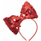  Serre-tête noeud rouge à sequins adulte, fig. 3 
