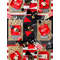  6 Assiettes en carton fête de pirate rouges 20 cm, fig. 3 