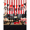  6 Assiettes en carton fête de pirate rouges 20 cm, fig. 4 