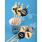  8 pailles médaillon en carton Batman 20cm, fig. 3 