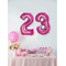  Ziffern-Folienballon Geburtstags-Partydeko pink 86 cm, fig. 3 