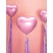  Ballon aluminium c?ur rose pâle métallisé 45 cm, fig. 4 