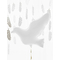  Ballon aluminium colombe blanche 77 x 66 cm, fig. 4 