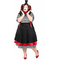  Déguisement mime robe noir et rouge femme, fig. 4 