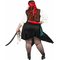  Piraten-Damenkostüm in Übergröße Karnevals-Verkleidung XXL blau-schwarz-braun-rot, fig. 4 