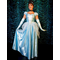  Déguisement princesse robe bleu satiné femme, fig. 4 