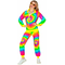  Survêtement Tie and Dye fluo grande taille adulte, fig. 4 