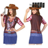  T-shirt pour adultes 8270 Cow-girl, fig. 1 