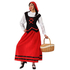 Costume per Adulti Rosso Pastore Donna 4 pcs, fig. 1 