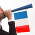  Tröte mit Frankreich-Flagge, fig. 1 