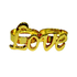  Goldener Hippie Ring Love, fig. 1 