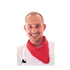  Bandana rossa per adulto, fig. 1 