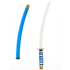  Sabre de Ninja en plastique bleu, fig. 1 