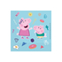  20 Serviettes en papier compostable Peppa Pig™ 33 x 33 cm, fig. 1 