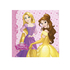  20 Serviettes en papier Princesses Disney™ cœurs 33 x 33 cm, fig. 1 