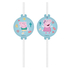  4 Pailles médaillon Peppa Pig™, fig. 1 