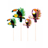  4 Pics en bois toucan 25 - 17,5 cm, fig. 1 