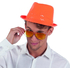  Chapeau borsalino à sequins orange adulte, fig. 1 