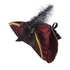  Chapeau de pirate rouge avec plume adulte, fig. 1 