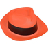  Chapeau gangster orange fluo adulte, fig. 1 