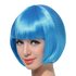  Parrucca corta blu donna, fig. 1 