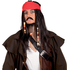  Perruque pirate avec bandana rouge homme, fig. 1 