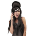  Perruque noire pop star noire femme, fig. 1 