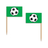  12 Pics en bois football verts 6,35 cm, fig. 1 